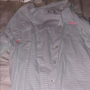 striped boat button down